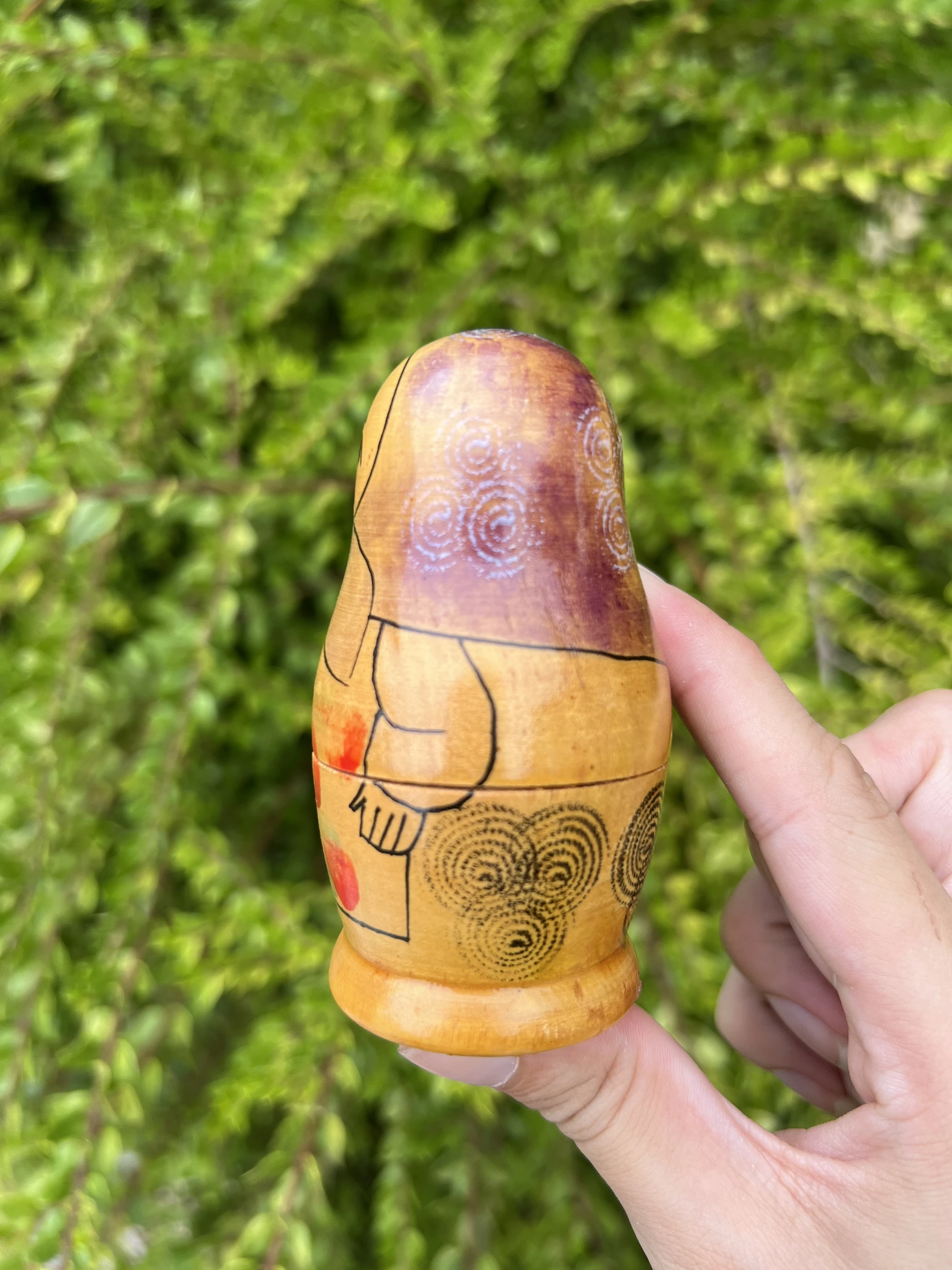 🪆 Mini muñeca rusa de madera vintage Beriozka – matrioshka – photo 6